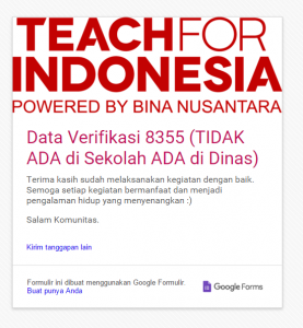 8355 - tidak ada di sekolah ada di dinas